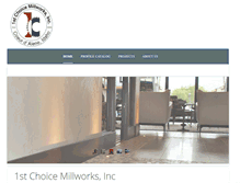 Tablet Screenshot of 1stchoicemillworks.com